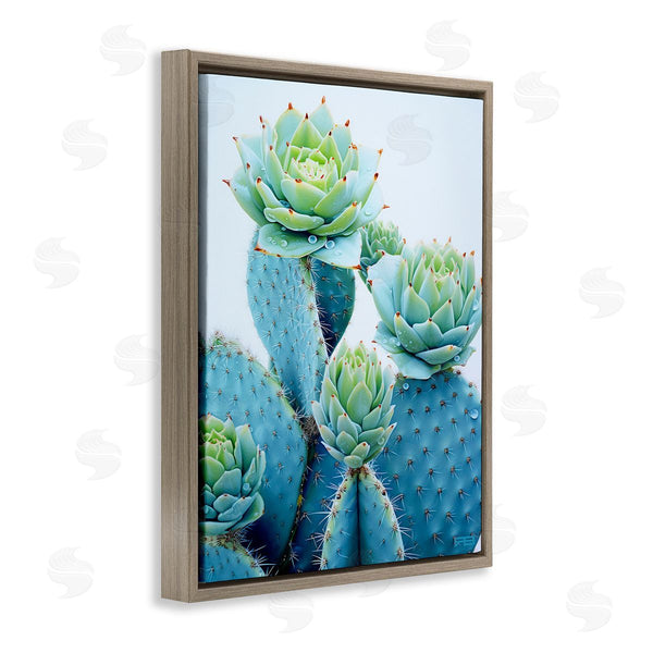 Stupell Industries RB | Cactus With Succulent Blooms Wall Art