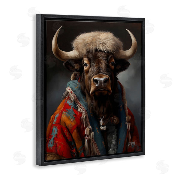 Stupell Industries RB | Cattle With Traditional Clothing Wall Art