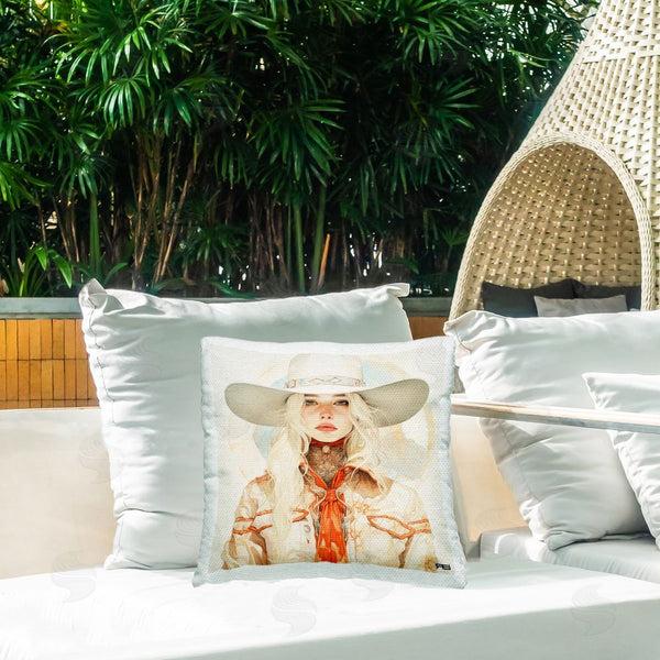 Stupell Industries RB | Charming Southern Cowgirl Printed Throw Pillow