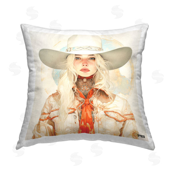 stupell industries RB | Charming Southern Cowgirl Printed Throw Pillow