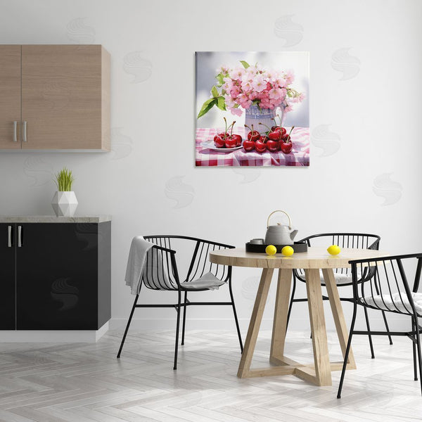 Stupell Industries RB | Cherries & Blossoms Bouquet Wall Art