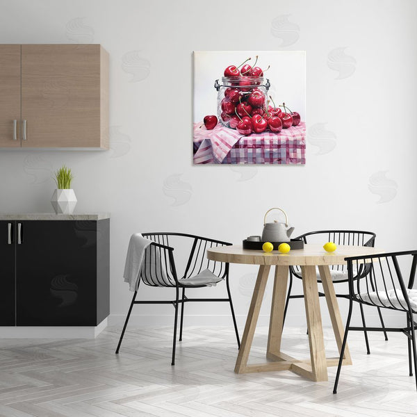 Stupell Industries RB | Cherries In Country Jar Wall Art