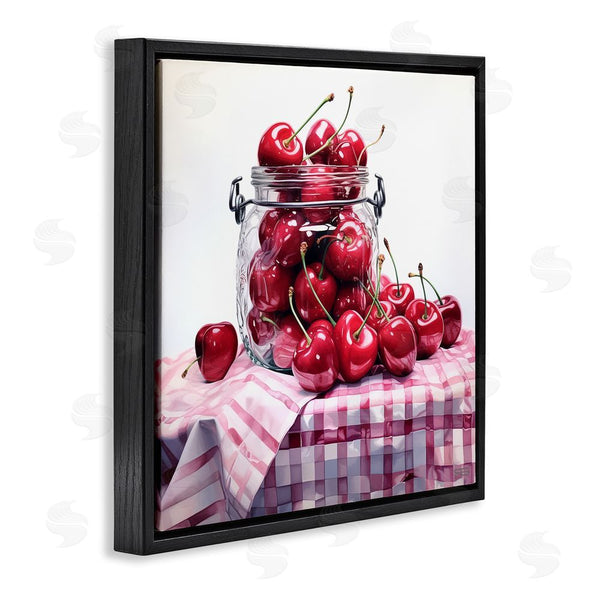 Stupell Industries RB | Cherries In Country Jar Wall Art