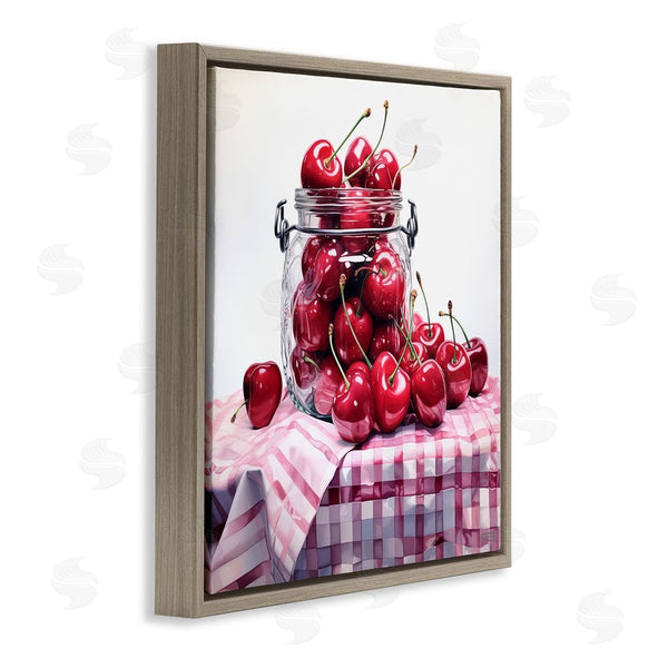 Stupell Industries RB | Cherries In Country Jar Wall Art