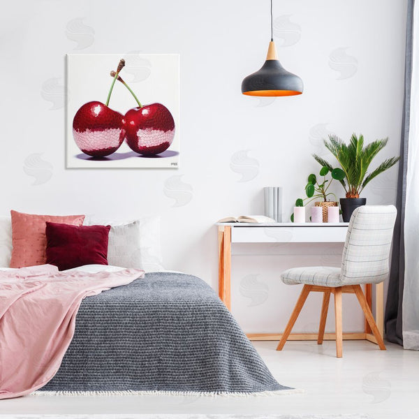 Stupell Industries RB | Cherries With Reflection Wall Art