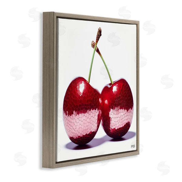 Stupell Industries RB | Cherries With Reflection Wall Art