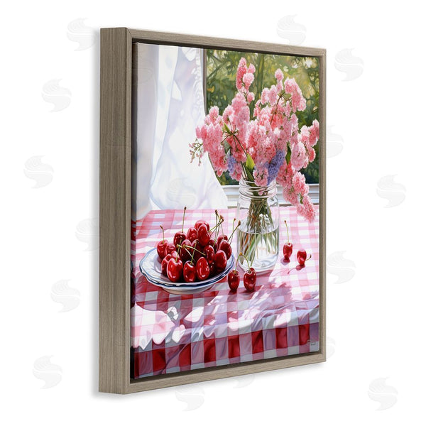 Stupell Industries RB | Cherry Blossoms & Fruits Wall Art