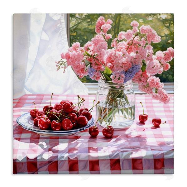 stupell industries RB | Cherry Blossoms & Fruits Wall Art