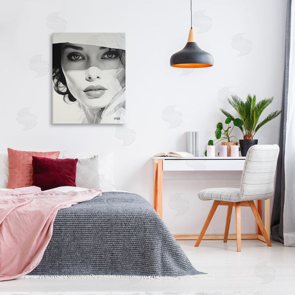Stupell Industries RB | Close Up Fashion Portrait Wall Art