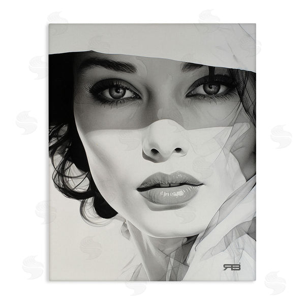 stupell industries RB | Close Up Fashion Portrait Wall Art