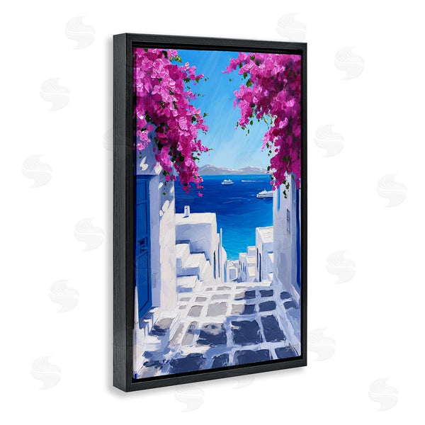 Stupell Industries RB | Coastal Architecture Town Wall Art