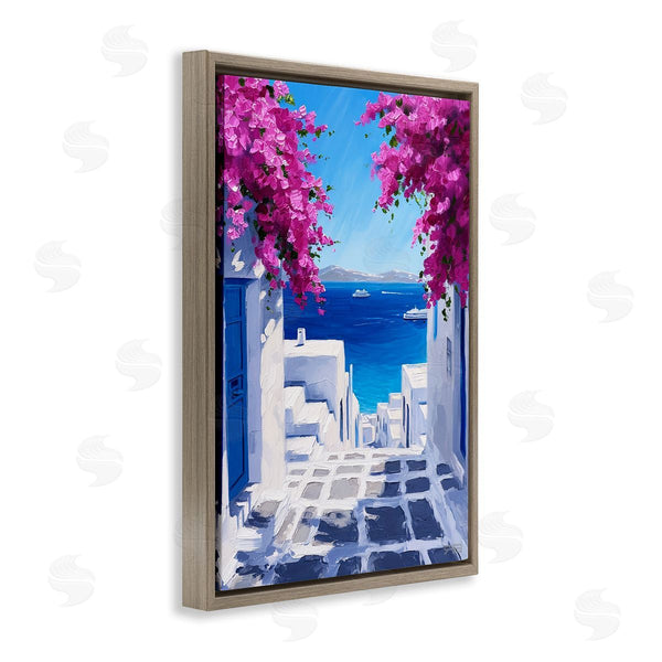 Stupell Industries RB | Coastal Architecture Town Wall Art