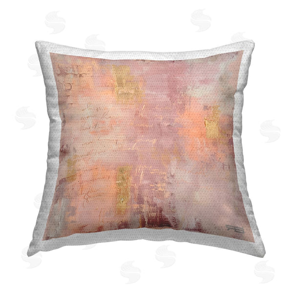 Stupell Industries RB | Composition With Glam Script Printed Throw Pillow