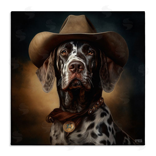 stupell industries RB | Cowboy Dalmatian Portrait Wall Art