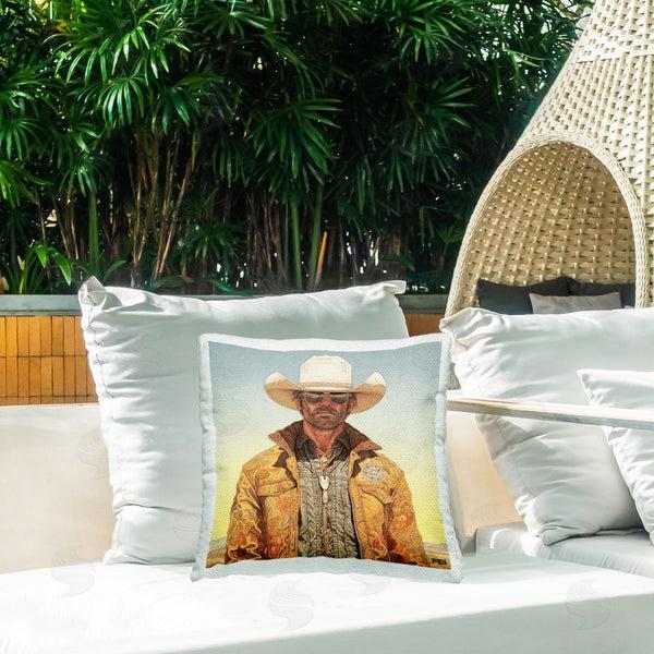 Stupell Industries RB | Cowboy & Desert Sunrise Printed Throw Pillow