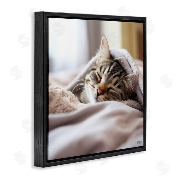 Stupell Industries RB | Cozy Sleeping Kitten Wall Art