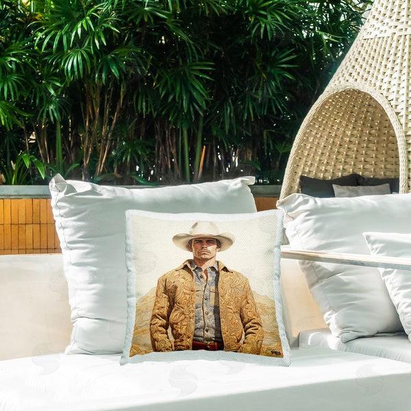 Stupell Industries RB | Desert Cowboy Landscape Printed Throw Pillow