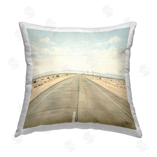 Stupell Industries RB | Desert Freeway Scenery Printed Throw Pillow