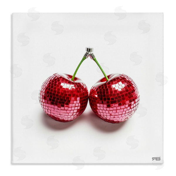 stupell industries RB | Disco Cherries on White Wall Art