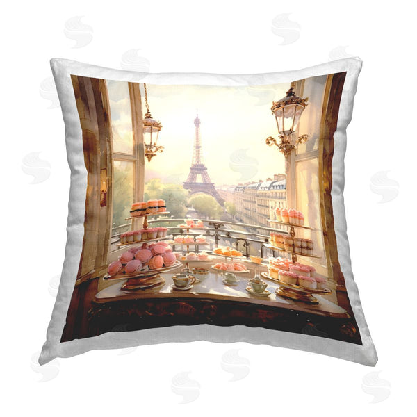 stupell industries RB | Elegant French Desserts Printed Throw Pillow