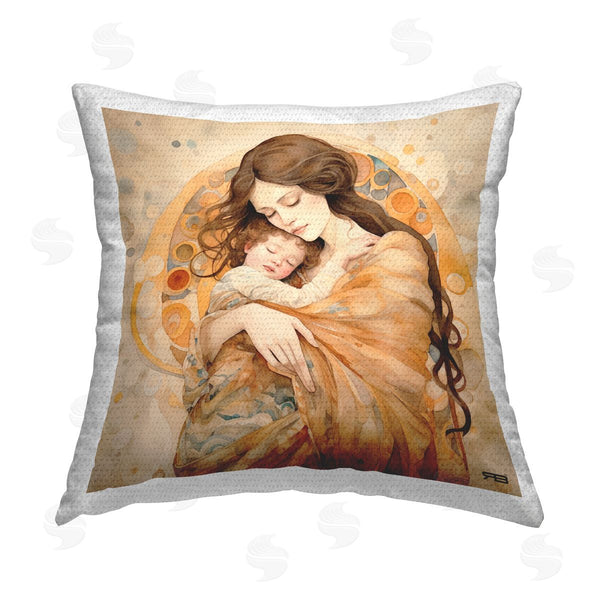 Stupell Industries RB | Elegant Mother & Baby Printed Throw Pillow