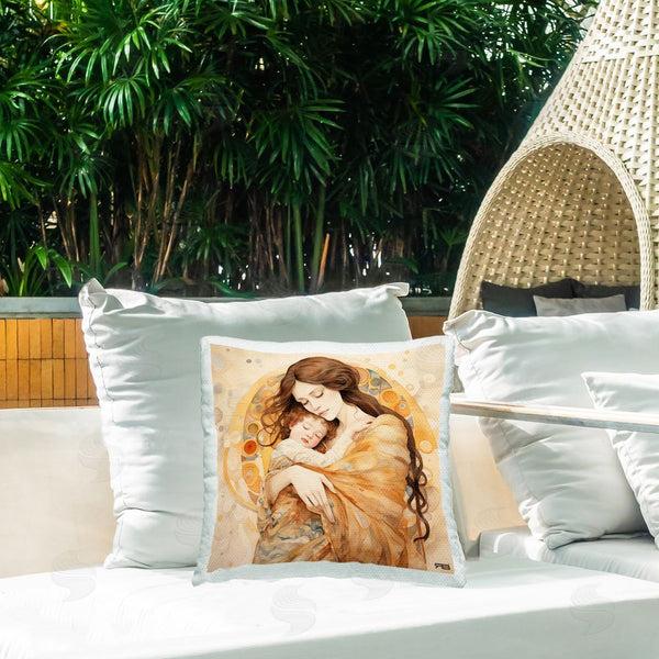 Stupell Industries RB | Elegant Mother & Baby Printed Throw Pillow