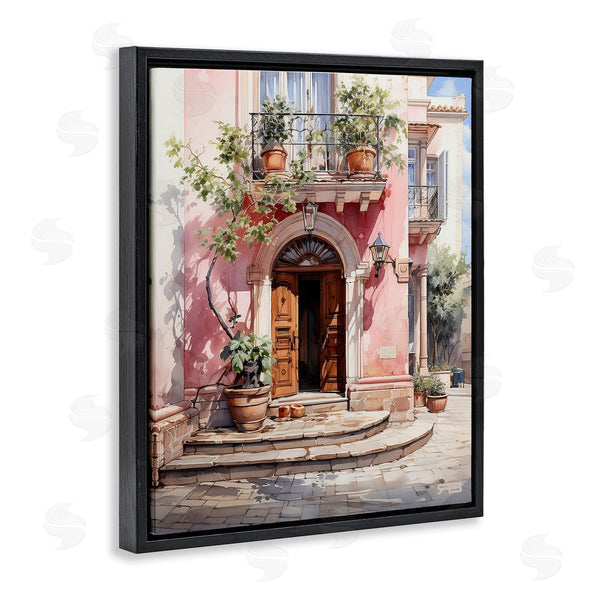Stupell Industries RB | European Building Doorway Wall Art