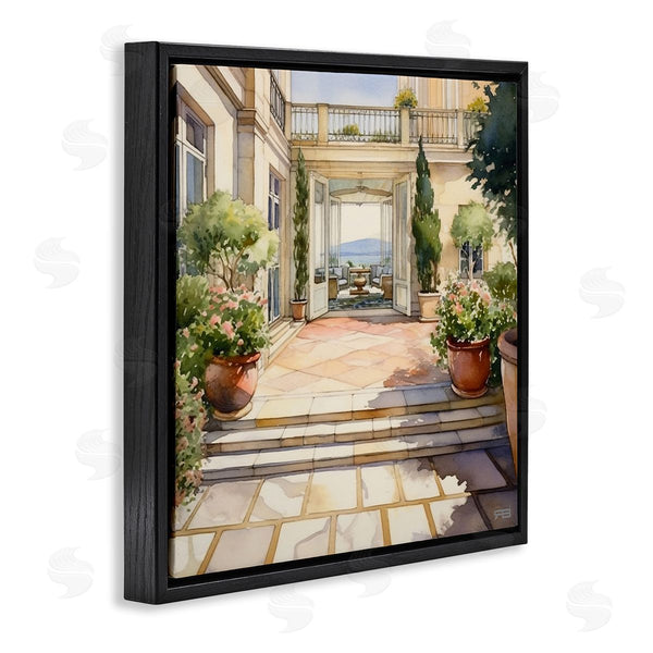 Stupell Industries RB | European Villa Architecture Wall Art