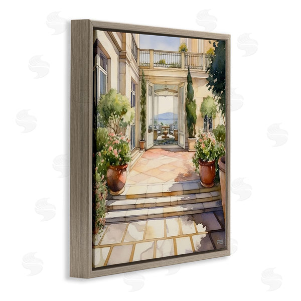 Stupell Industries RB | European Villa Architecture Wall Art