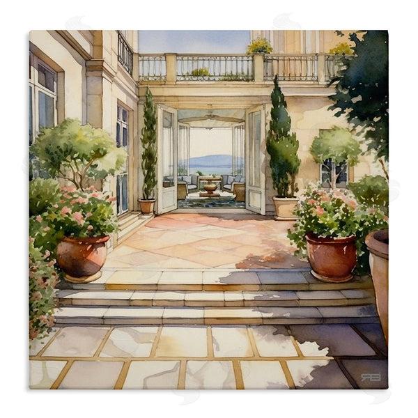 stupell industries RB | European Villa Architecture Wall Art