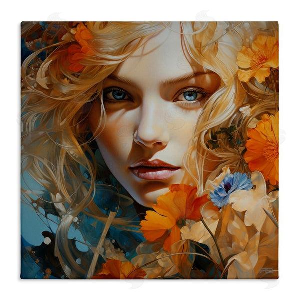 stupell industries RB | Expressive Flower Portrait Wall Art