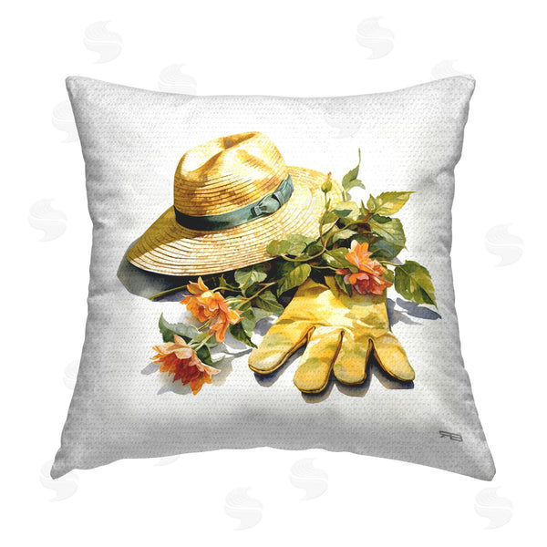 Stupell Industries RB | Floral Gardening Gear Printed Throw Pillow