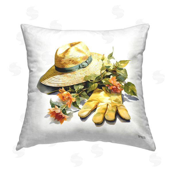 stupell industries RB | Floral Gardening Gear Printed Throw Pillow