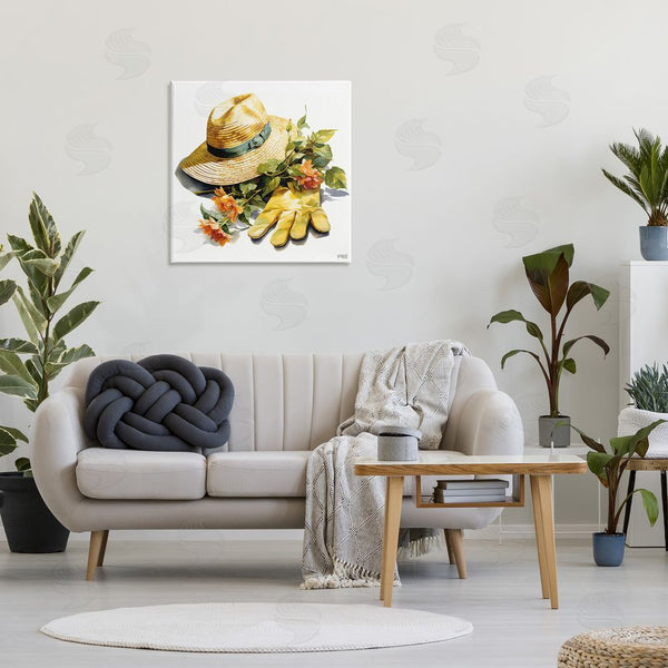 Stupell Industries RB | Floral Gardening Gear Wall Art