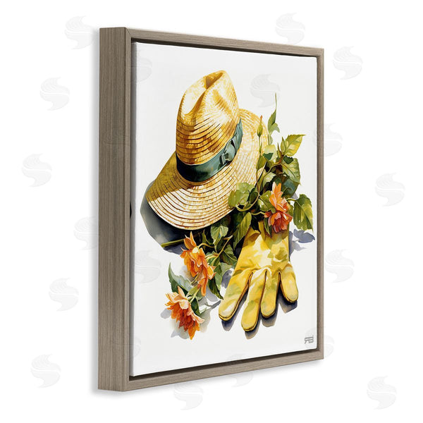 Stupell Industries RB | Floral Gardening Gear Wall Art