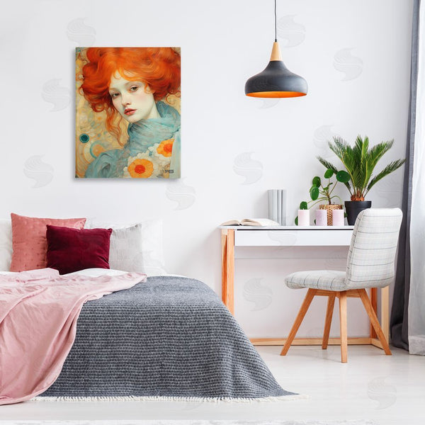 Stupell Industries RB | Flower Patterned Woman Wall Art
