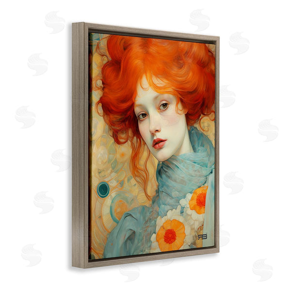 Stupell Industries RB | Flower Patterned Woman Wall Art