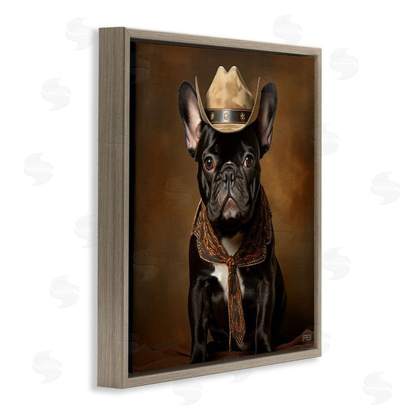 Stupell Industries RB | French Bulldog Portrait Wall Art