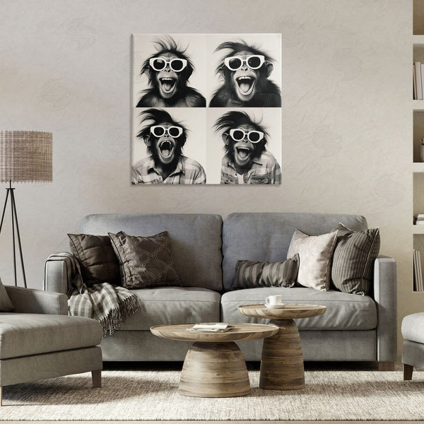 Stupell Industries RB | Fun Sunglasses Monkey Wall Art