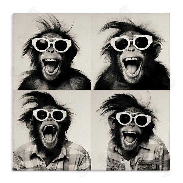 stupell industries RB | Fun Sunglasses Monkey Wall Art