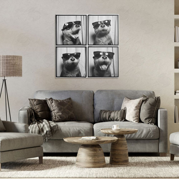 Stupell Industries RB | Fun Sunglasses Otter Wall Art