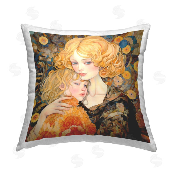 stupell industries RB | Geometric Mother & Child Printed Throw Pillow