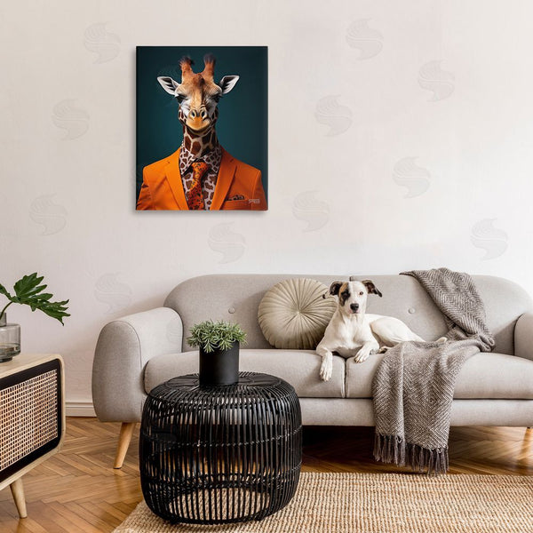 Stupell Industries RB | Giraffe In Formal Suit Wall Art