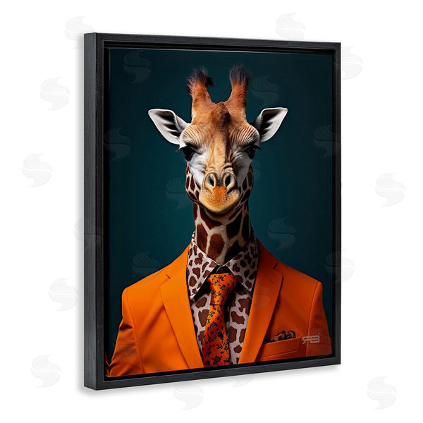 Stupell Industries RB | Giraffe In Formal Suit Wall Art