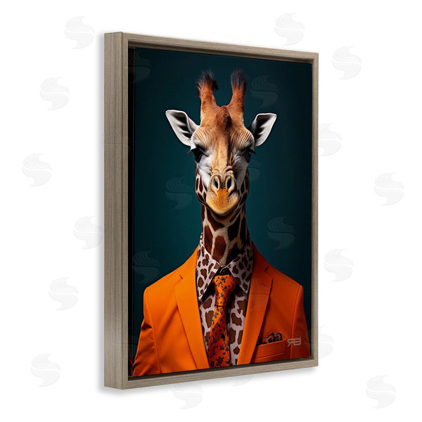 Stupell Industries RB | Giraffe In Formal Suit Wall Art