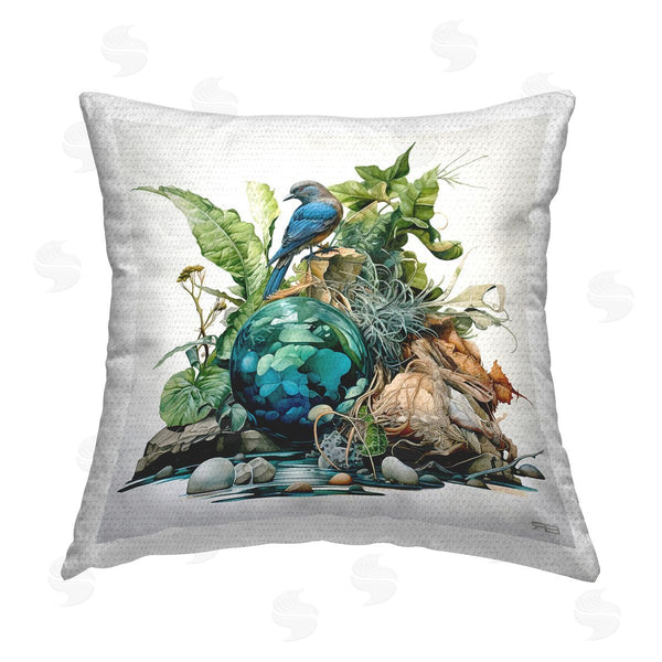 Stupell Industries RB | Glass Jar & Botanicals Printed Throw Pillow