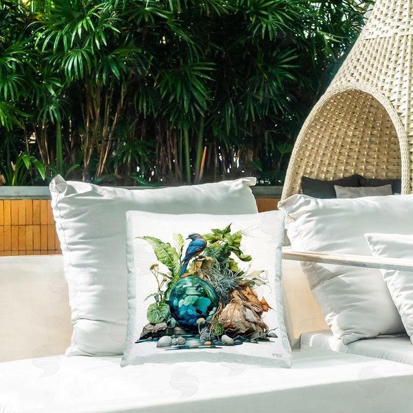 Stupell Industries RB | Glass Jar & Botanicals Printed Throw Pillow