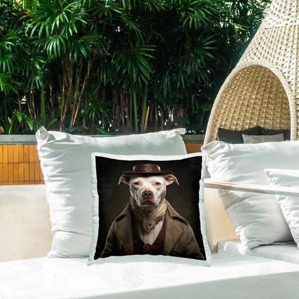 Stupell Industries RB | Historical Fashion Pit Bull Printed Throw Pillow