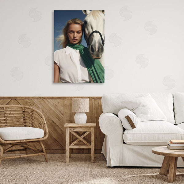 Stupell Industries RB | Horse & Girl Friendship Wall Art