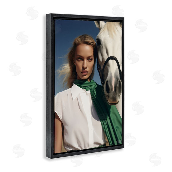 Stupell Industries RB | Horse & Girl Friendship Wall Art